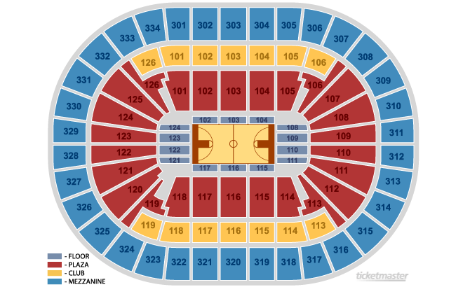 Valley View Center Seating Chart