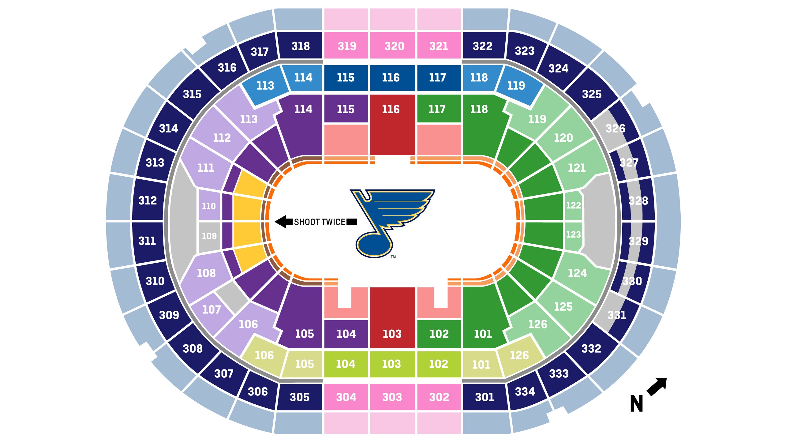 Saint Louis Stadium Seating Chart