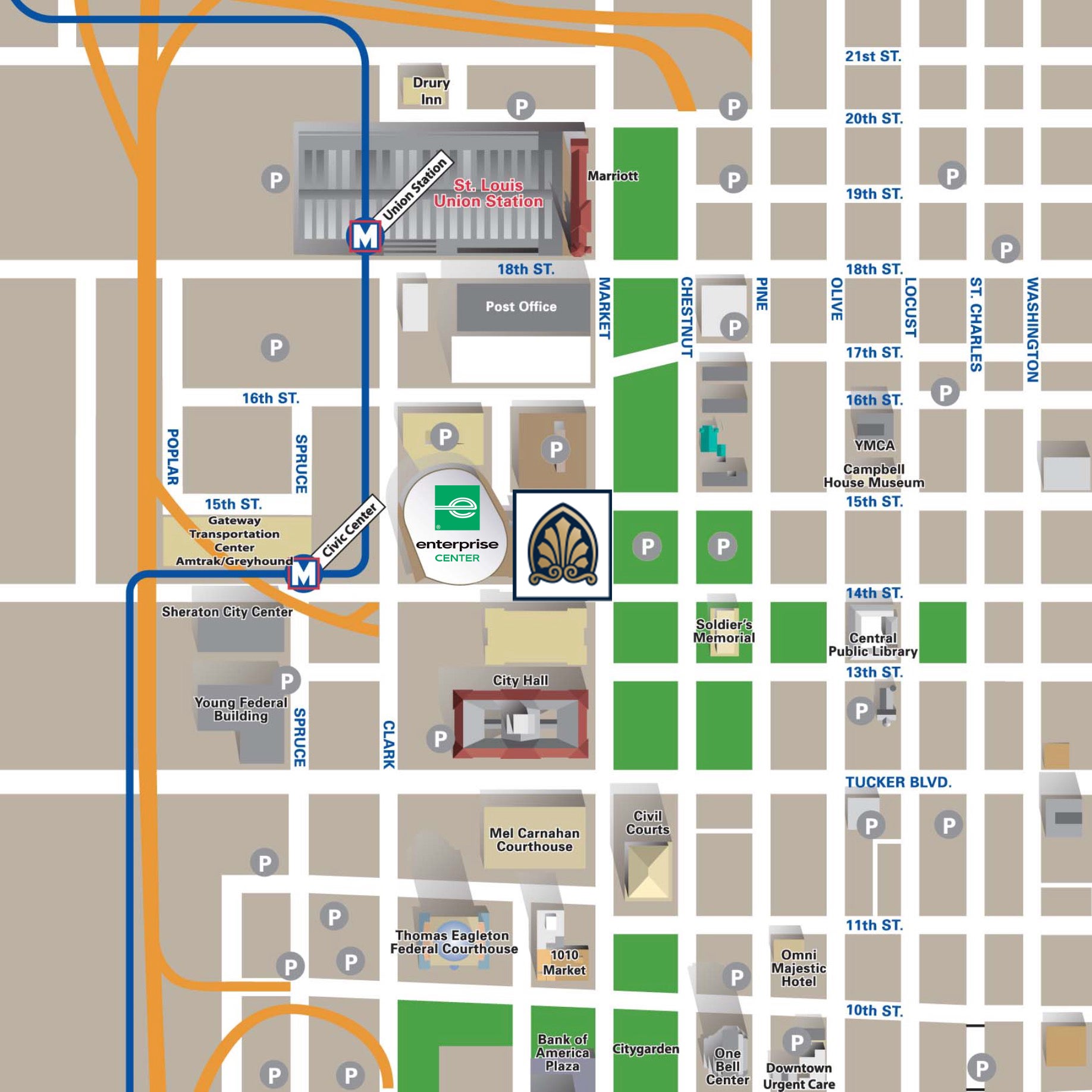 Enterprise Center Seating Chart