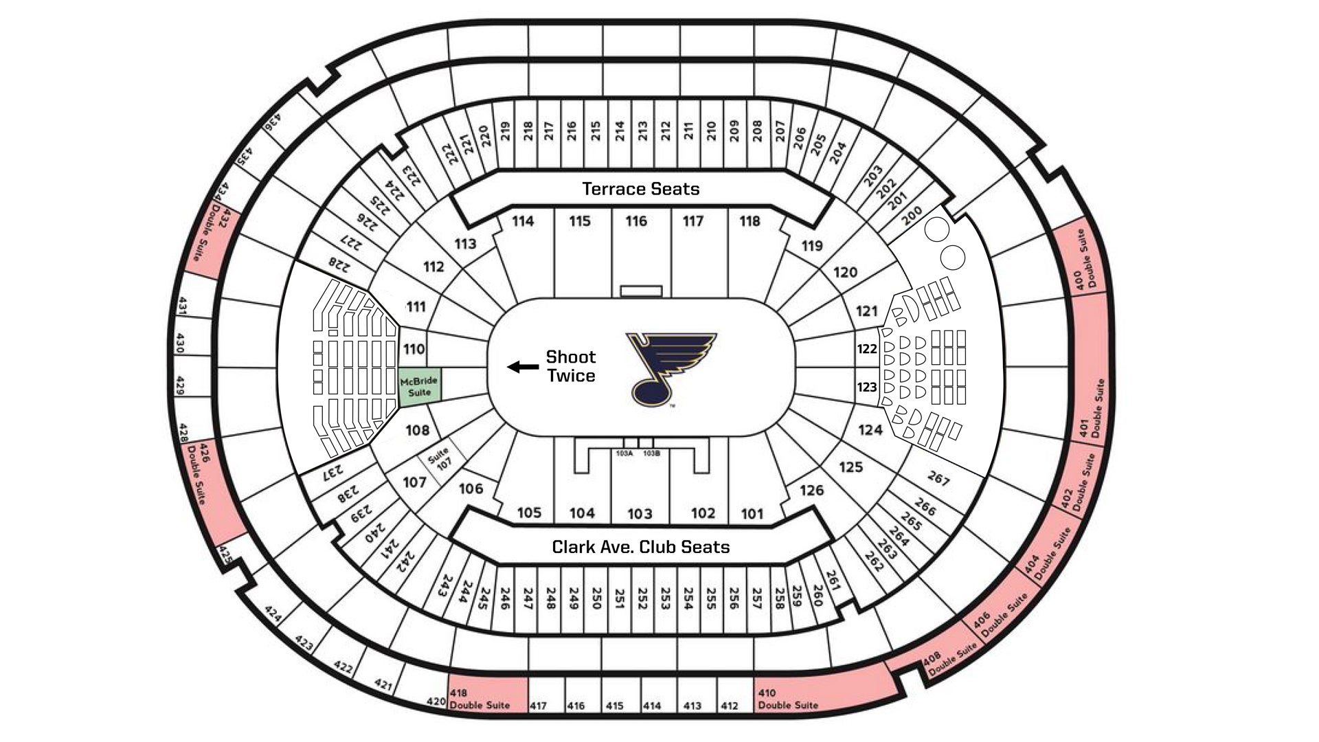 Blues Hockey Seating Chart