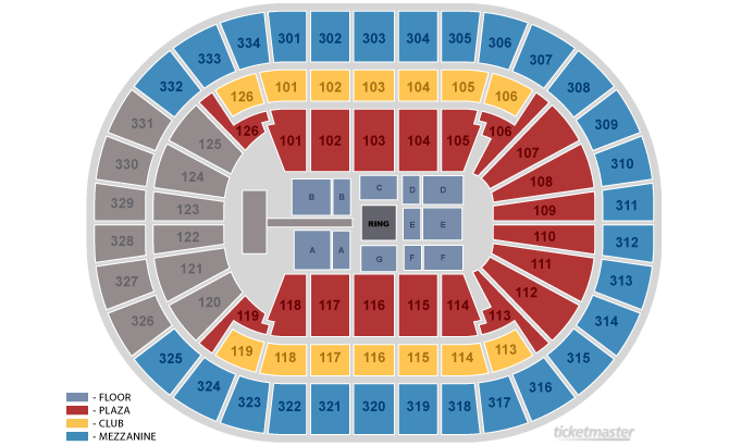 Staples Center Stadium Seating Chart