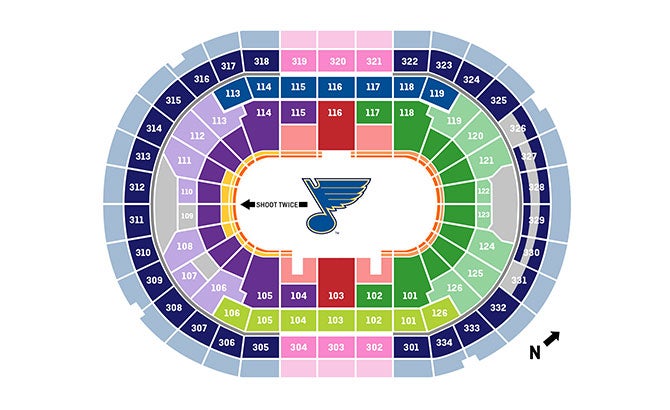 Breakdown Of The Enterprise Center Seating Chart