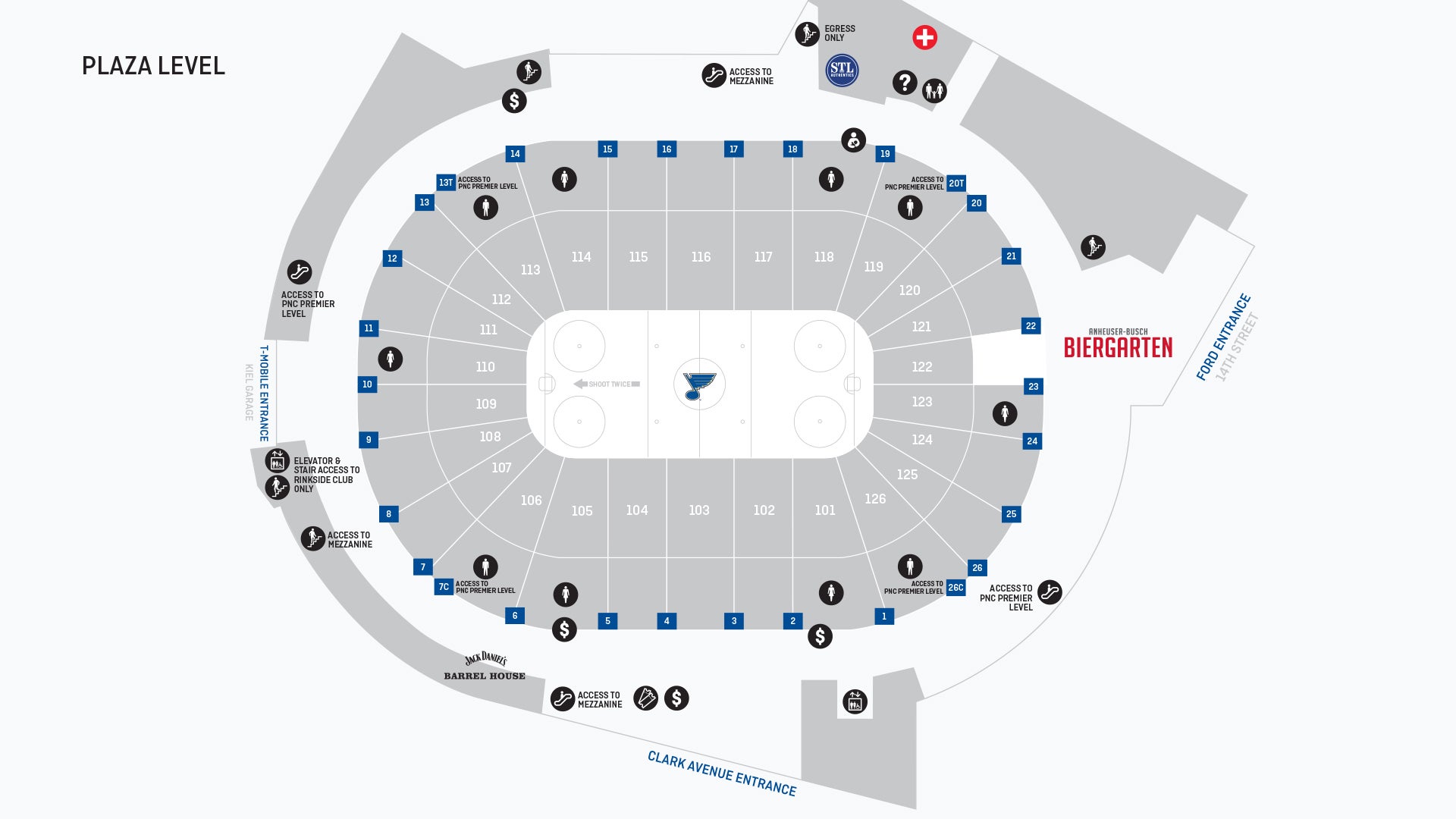 Enterprise Center Seating Chart Map