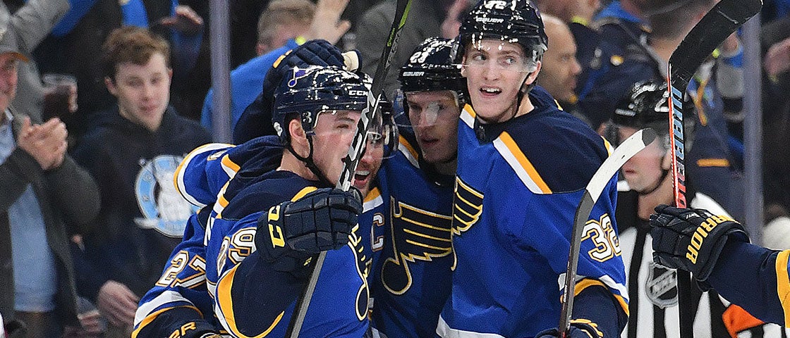 St Louis Blues Kids in St Louis Blues Team Shop 